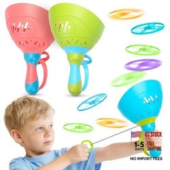 Outdoor Toys for Kids Ages 4-8 – 3 Pack Flying Catching Game – Manual