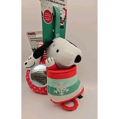 Peanuts Snoopy Baby Holiday Toy Bundle Pull Down Toy & On-The-Go Mirror New
