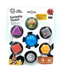 Baby Einstein Curiosity Clutch Fidget Sensory Toy and Pop It Rattle