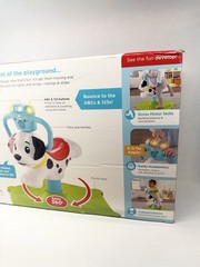 Fisher-Price Bounce and Spin Puppy Stationary Ride-On Toddler Learning Toy NEW