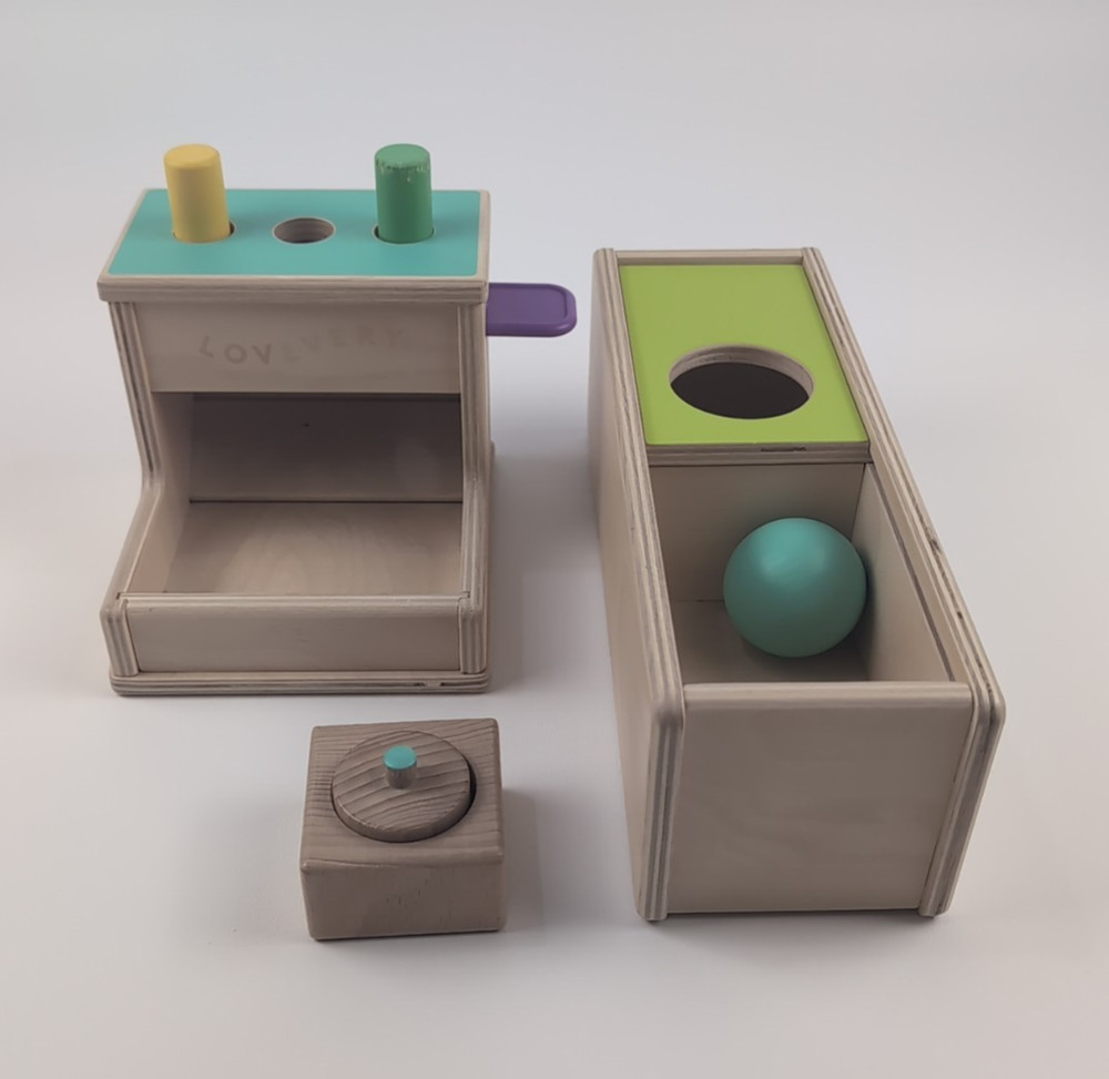 Lovevery The Thinker Play Kit 11-12 Months Montessori Learning Set – Incomplete