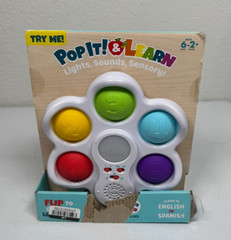 Chuckle & Roar Pop It & Learn – Lights, Sounds, Sensory Toy (Read Description)
