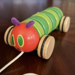 World of Eric Carle The Very Hungry Caterpillar Classic Wooden Pull Along Toy