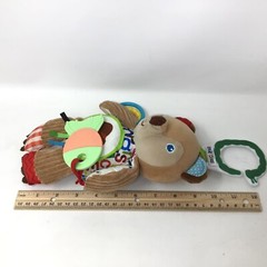 Eric Carle Brown Bear Book & Developmental Plush Baby Activity Toy Crinkle