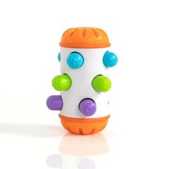 Multicolor Rolling Sensory Toy for Tummy Time and Travel Ages 6 Months Up