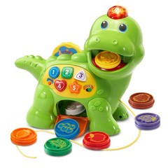 VTech Chomp and Count Dino, Green 11.4″ x 10″ x 4.9″,