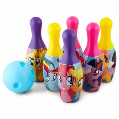 MY LITTLE PONY Bowling Set Toy Gift Set Kids Indoor Outdoor Fun 6 Pins 1 Ball