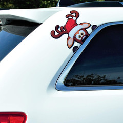 Jumbo Reflective Magnetic Santa’S Helper Reindeer Face Car Decorations Kit – Fun