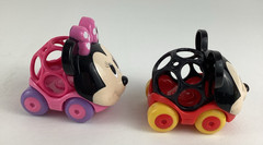 Disney Mickey & Friends Minnie Mouse Oballs Go Grippers Roll Along Baby Toys Lot