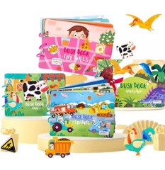 Montessori Activity toddler Quiet Busy Book Preschool Educational Learning book