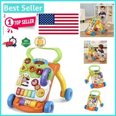 Interactive Sit-to-Stand Learning Walker with Removable Activity Panel & Lights
