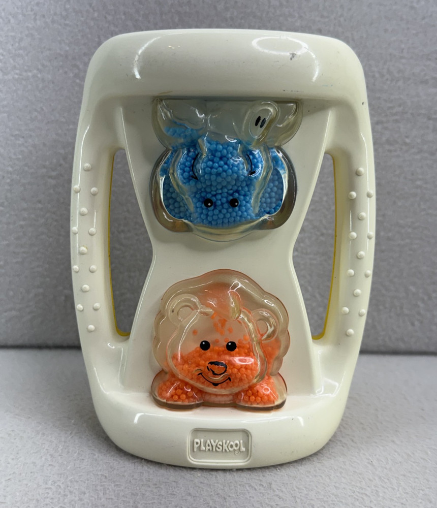 Vintage Playskool Color Surprise Hourglass 1996 Microban Beads Sensory Toy
