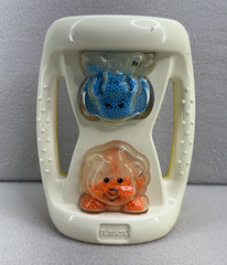 Vintage Playskool Color Surprise Hourglass 1996 Microban Beads Sensory Toy