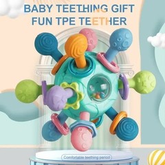 Baby Sensory Toys For 0-6 6-12 Months Food Grade Teething Toy Gift For Boys Girl