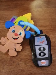 Fisher-Price Laugh & Learn Play & Go Keys Puppy Baby Toy Lights Sounds 6-36M
