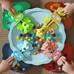 4-Player Hungry Frog Eating Beans Board Game – Interactive Tabletop Toy for Kids