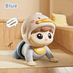 Music Crawling Doll Baby Toy Learning Crawling Head-Lifting Training 0-1Y USA