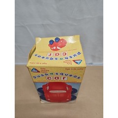 Rare Early Learning Centre (Elc) France Push N Squeak Car Toy with Original Box