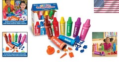 Rainbow Sorting Crayons – Color Recognition Toy for Toddlers