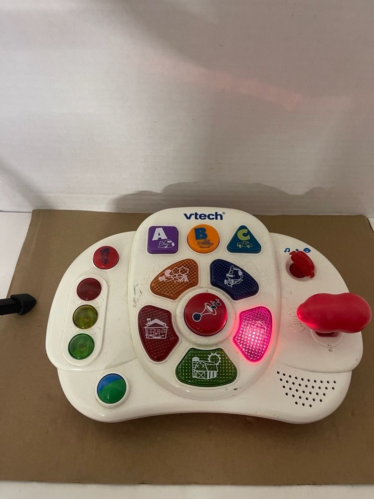 Rare Vintage VTech Baby Infant Development Driving Simulation Toy Works