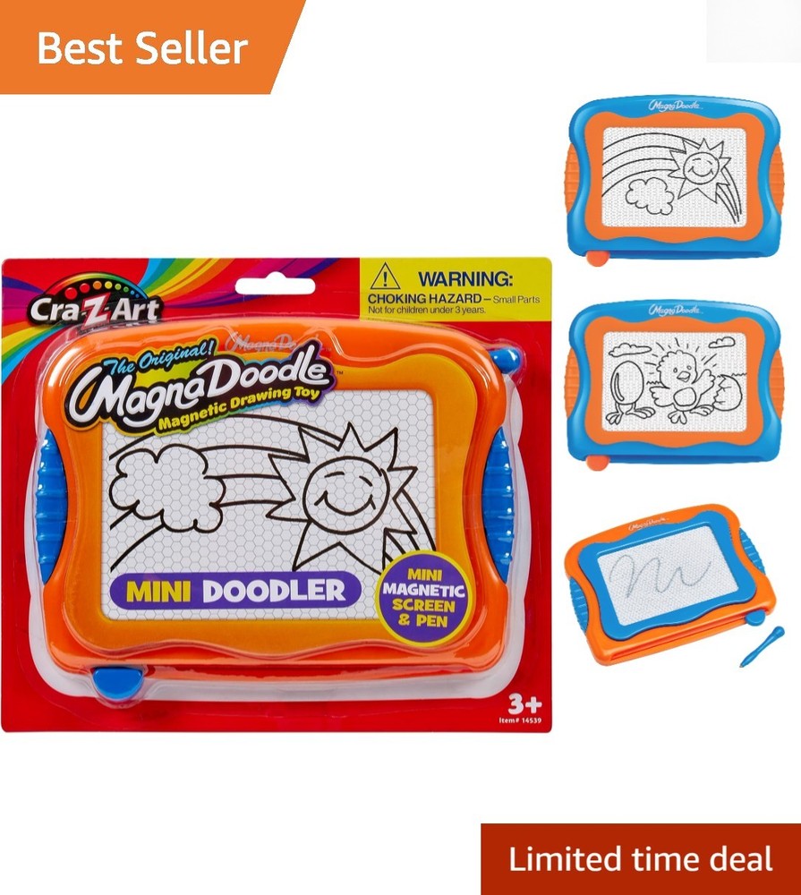 Kids Magnetic Sketch Pad – Portable Doodler with Detachable Pen for Ages 3+