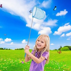 Outdoor Exploration Telescopic Bug-Catching Nets, 2 Pcak, Vibrant colors