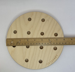 Lovevery Stacking Wood Pegboard with Pegs Toy Development