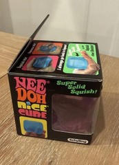 NeeDoh Nice Cube 💜 Square Shaped Sensory Toy Purple Viral TikTok