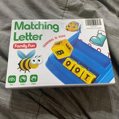 Educational Toys for 3-5 Year Old Boy Girl Gifts, Matching Letter Learning Game