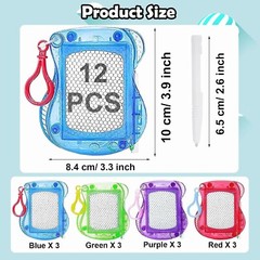 Mini Magnetic Drawing Board for Kids – (Pack of 12) 12 Count (Pack of 1)