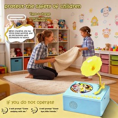 Audible Educational Toy with Music for Toddlers Age 1-5, 96 Songs Stories Cards