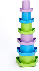 Stacking Cups, Purple/Blue/Green