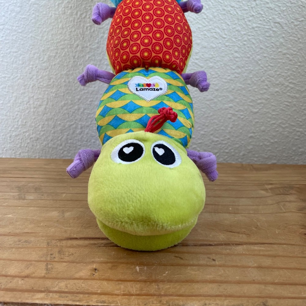 TOMY Lamaze Mix & Match Worm Caterpillar Plush Crinkle Rattle Sensory Toy 18″Epi