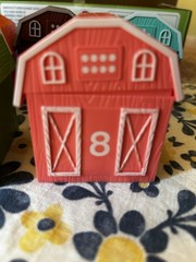 Learning Toy for Toddlers 1 2 3 Year Old, 10 Farm Animal Toys & 10 Barns, Cou…