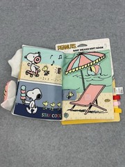 NEW Peanuts Snoopy Baby Deluxe Soft Book “Sun’s Out Beach Time!” 0+
