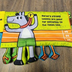 Melissa And Doug “Who’s Feet” Fabric Children’s Book