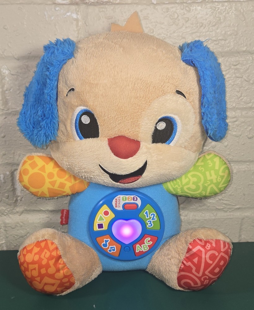 Fisher-Price Baby Learning Toy Laugh & Learn Smart Stages Puppy Musical Plush