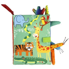 Interactive Soft Toy Polyester Cloth Book Stimulation Reading Book Early Learnin