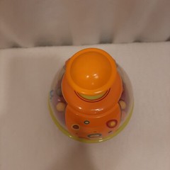 B Toys Ladybug Ball Popping Toy Push Pop Spin Poppitoppy Toddler Baby Toy
