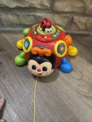 Vtech Crazy Legs Learning Bugs Ladybug Interactive Pull Toy Musical Singing