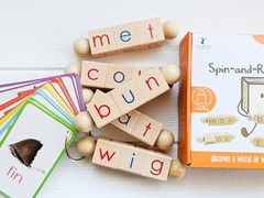 Montessori Phonetic Reading Blocks with CVC Flashcards – Fun Learning for Age…