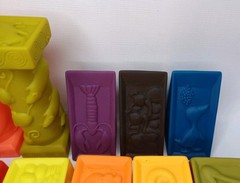 Baby Blocks Stacking Building Toys Soft Educational Numbers Shapes Colors 24