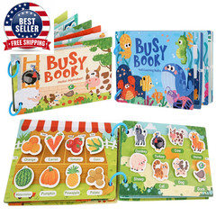 New Montessori Scene Stickers for Children DIY Hand-On Puzzle Reusable Books Car