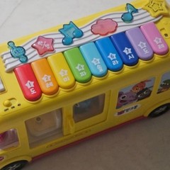 Pinkfong Baby Shark Fam Toy Singing Piano Bus Melody Korean English Songs