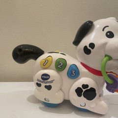 VTech Pull and Sing Puppy Dalmatian Infant Toy 6-36 Months Tested And Working *