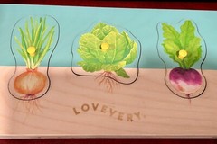 Lovevery Community Garden Vegetable Puzzle – Adventurer Play Kit 16-18 Months