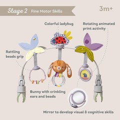 Delightful Baby Activity Arch – Stroller Toy Attachment for Motor Skills Fun