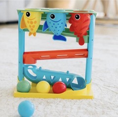 move2play Feed The Fish Activity Toy, Lights & Music, 4 Balls, 6 Months+