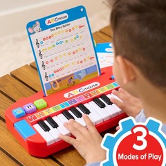 ABCmouse® Play-Along Piano, 3 Learning Modes, and Small, Multicolor