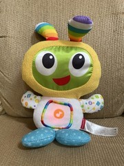 Fisher Price Groove & Glow Bright Beats BeatBo Plush Stuffed Toy Mini Bot Works